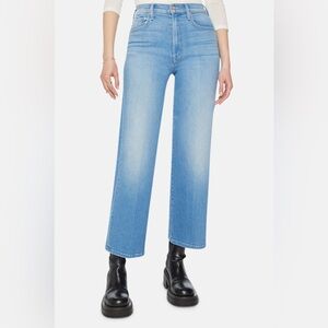 MOTHER The Rambler Zip Ankle Jeans in Going Dutch